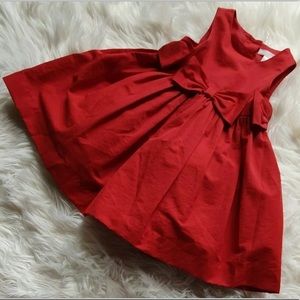 *SOLD* Janie & Jack Red with Bows Dress